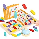 Zahlenpuzzle - Zahlenherausforderung Mit Block Brettspiel,Zuordnungspuzzle mit Blöcken,Für Kinder im Klassenzimmer und Kindergarten als Aktivität