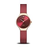 BERING Damen Uhr Quarz Movement - Charity Collection mit Edelstahl und Saphirglas 13326-Charity