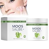 100G Moossalbe Plus, Moossalbe Gesicht Falten Testsieger, Mooscreme gegen Falten Gesicht, Aktiv Hautreparatur Moossalbe, Antifaltencreme, Soforteffekt Moos Salbe fürs Gesicht & gegen Falten