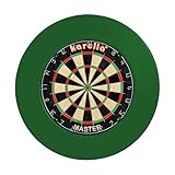 Karella einteiliger Dartboard Surround PU, Auffangring Dartscheiben, 4 Farben, Dart Umrandung, Catchring, Backboard Steeldart, Wandschutz, Auffangfeld für Dartpfeile (Karella Catchring grün)