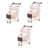 VICASKY 3St Trolley-Spielset Spielzeug für kinder kinderspielzeug spielzeuge für kinder jucarii pentru copii Spielzeughamster für Kinder Spielzeug-Müllwagen Einkaufswagen Trolley-Spielzeug