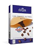 Finum 100 Papier Kaffeefilter Größe 4