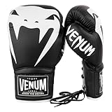 Venum Giant 2.0 Pro Boxhandschuhe – mit Schnürsenkeln – Schwarz/Weiß – 227 g
