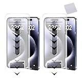 Generisch Innerous Handy Schutzfolie, Luxus Sichtschutz Panzerglas für iPhone 16/15/14/13/12/11 Pro XS Plus, 4K HD Anti-Spy Displayschutzfolie, staubfrei, blasenfrei, volle Abdeckung (4K HD *2,16)