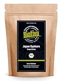 Grüntee Gyokuro Japan Bio 250g - Premium - edle grüne Tassenfarbe - hocharomatisch milder Geschmack - aus kontrolliert biologischem Anbau - Biotiva