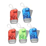 Milisten 5 Stück Taschenlampe Taschenlampe Tragbare Taschenlampe Feuer Taschenlampe LED Taschenlampe Federstange Für Hunde Notlicht Kleine Taschenlampe Handkurbel Laterne