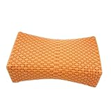 GLEAVI Saunakissen Simuliertes Rattan Nackenkissen Mittel Atmungsaktiv Unterstützt Nacken Haltung Lindert Schmerzen Für Badewanne Wellness Spa