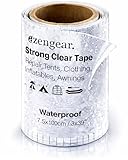 aZengear Klebeband Transparent für Zeltreparatur, Daunenjacke Reparatur | Wasserdichtes, TPU-Flicken-Patch-Set | Markisen, Sofas, Taschen, Schuhen (7,5x100cm)