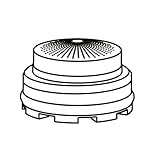 FRANKE 133.0599.670 Strahlregler M22x1 Kunststoff für Armatur EOS NEO J Festauslauf/Ersatzteil