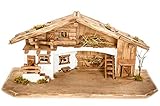 Holz und Gartentrends Große Weihnachtskrippe (W11)-Krippe Krippenstall Weihnachten-Weihnachtskrippen