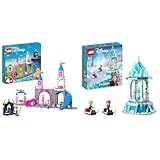 LEGO Disney Princess Auroras Schloss Spielzeug & Disney Princess Annas und Elsas magisches Karussell, Die Eiskönigin Spielzeug