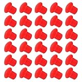 FOYTOKI 60 Stück Bewehrungskappen aus Kunststoff Verstärkte Sicherheitskappen für Baustellen Hochsichtbare Schutzkappen für Bewehrungsstahl 10 32 MM