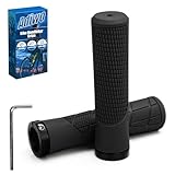Adiwo Fahrradgriffe Ergonomisch Lenkergriffe Fahrrad aus Rutschfester, schnelle Montage, für Trekkingrad/Rennrad/Citybike/Klapprad/Mountainbike,Typ B Schwarz