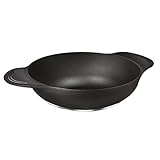 Bialetti Pfanne Diamante 32 cm, Edelstahl, Schwarz