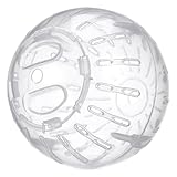 TOYANDONA Hamster Laufball Transparent Øcm Kleintier Übungsball mit Belüftungslöchern Sicherer Mini spielball für Gerbils Chinchillas und Kleine Haustiere Langlebig und Leicht zu Reinigen