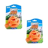 Chuckit! Breathe Right Air Fetch Ball Gr. L - ø 7,5 cm | Doppelpack | 2 x 1 Stück | Robuster Naturkautschuk mit offener Struktur | Kompatibel Ballschleudern