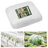 Gemüseschutznetz,Insektenschutznetz,Pflanzenschutznetz,Zum Schutz von Gemüse, Obst und Blumen,Verhindern Sie, DASS kleine Tiere Jungpflanzen beißen (3 x 10m)