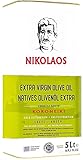 Olivenöl 5 Liter aus Kreta -Griechenland 'Nikolaos' Premium Qualität 0,3% / Kaltgepresst, Extra Vergine - Extra Nativ - Super frisch - Reich an Polyphenolen // MHD: Januar 2026