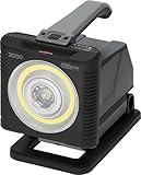 Brennenstuhl Multi Battery LED Akku Handscheinwerfer HL 3000 / Arbeitsleuchte 1140 + 2160lm (20W, IP54, kompatibel mit 18V Akkus 11 verschiedener Powertool-Hersteller, Engineered in Germany)