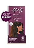 Ayluna Pflanzenhaarfarbe 80 Kaffeebraun, vegane Haarfarbe mit Henna, indischer Krapp, Fenugreek & Kamille, für eine langanhaltende Färbung, Glanz & Volumen, Ammoniakfrei, 100% Grauhaarabdeckung, 100g