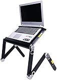 Laptop-Ständer, neigbar, faltbar, aus Aluminium, für Laptop, Kühlung, Laptopständer, verstellbar, kompatibel mit 11-1 Zoll