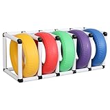 Bodenstehendes Reifenrad-Lagerregal, Reifenständer aus Kunststoff für den Schulspielplatz im Kindergarten, Halter für Halbreifen-Organizer für 5 10 Reifen - Groß - 8 Modelle
