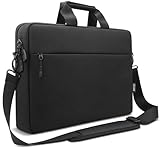 TECOOL 17,3 Zoll Laptoptasche Schultertasche für 17-17,3 Zoll Lenovo Acer ASUS Dell HP Samsung Laptop Notebook Tasche Stoßfest Umhängetasche Wasserdicht Aktentasche, Schwarz