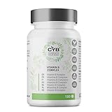 CYB | Vitamin B Komplex Hochdosiert - 180 Tabletten 6 Monate - Vitamin B12 Hochdosiert - Vegane - Alle 8 Essentiellen B-Vitamine - Vitamin B12 Vitamin B6 Vitamin B1 (Normal, 180 stück (1er Pack))