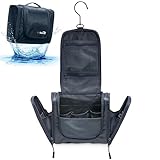 TRABONA Kulturbeutel zum Aufhängen für Herren - Waschtasche für Männer Premium-Qualität - Reise Kulturtasche mit verbessertem Konzept [2025]