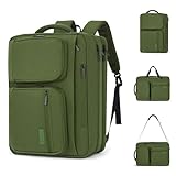 Hanke Handgepäck Koffer für Easyjet 45x36x20 Groß Reiserucksack für Flugzeug Handgepäck Tasche Laptop Rucksack 27L für Herren und Damen, Grün