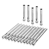 Fliesenbohrer Glasbohrer Diamantbohrer 15 Stück 6mm Hohlbohrer mit Diamant-Beschichtung Kohlenstoffstahl, Lochsäge für Keramik, Granit, Glas, Porzellan, Fliesen