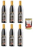 Andrea Milano- Crema con Aceto Balsamico di Modena Creme mit Balsamico-Essig aus Modena 6x250ml+ Italian Gourmet polpa 400g