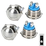 Türklingel - Ersatz - Türglocke Druckknopf | Kabeltüren Glocken Puish | Hörgeschädigte Türglocke, Hausverbesserungszubehör für Wohnhäuser -Garagen - Apartmentgebäude Haus