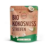 myfruits getrocknete Kokoschip, 150g, Kokosstreifen, Trockenfrüchte, 100% getrocknete Kokosnuss