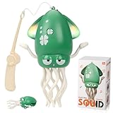 Yizemay Electric Dancing Octopus Toy, Magische Tanzende Krake Spielzeug, Oktopus Baby Spielzeug Mit LED-Lichtern Und Musik, Automatisch schwingender Krabbelnder Oktopus (B)