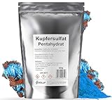 SOLUP Kupfersulfat 900G I Kupfersulfat für Pool I Pferd I Kupfersulfat für Garten I für Bäume