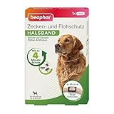 Beaphar Zecken- und Flohschutz Halsband Beige 65cm, Hund