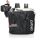 Otaro Skischuhtasche mit Helmfach (PRO | 57 L | Frostweiß) Premium Skitasche für Skischuhe | Auch als Schlittschuhtasche oder Inlinertasche | Ski Tasche, Skisack Set, Skischuhtaschen