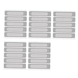 Angoily 5 Blätter Selbstklebendes Fiberglas Fliegengitter Reparaturband Transparent Wasserdichtes Fenster Moskitonetz Reparaturaufkleber für Türen und Fenster Risse Reparatur Patch Tape