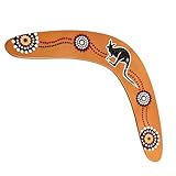 arrderly 1 Stück Bumerangs Outdoor Kinder Erwachsene Holz Familie Spiel Safe Wurf Fang