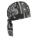 Piraten-Bandana – Schal mit Piratenkopf | Piratenhut für Motorrad, atmungsaktiv | leicht zu waschen, optimaler Komfort, UV-Schutz, schnell trocknend, Captain Headwear Cycling Zubehör