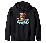 Cute Bear Kayak boat Canoe Kayaking Kayakers Paddling Kapuzenjacke