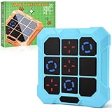 Vibbang 6 in 1 Tic Tac Toe Elektronisch Spiel, Wiederaufladbar Tik Tak Toe mit Stummschaltfunktion, Handheld Puzzle Brettspiel Spielzeug, Electric Spiel Spielkonsolen für Kinder und Erwachsene