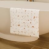 Tapilou - Badewanneneinlage für Kinder, rutschfest, Terrazzo, Größe XL, 100 x 40 cm