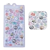 Ldabrye Cartoon-3D-Aufkleber, Tier-Aufkleber für Sammelalben, Planer, Tagebücher, Laptops, Handyhülle, Wasserflasche, Stifteetui