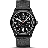 LN LENQIN Uhren Herren Herren Uhr Militär Uhr 30M wasserdichte Armbanduhrherren Analog Quarzuhr für Männer mit Datum Sportuhr Nylon Band Taktische