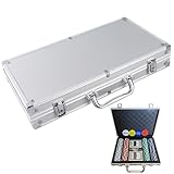 Generico Pokerchips | Pokerchips, Mehrzweck-Set, 200 Stück, für Partys, Meetings, 3 Familienabende im Freien