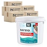 Höfer Chemie Chlorgranulat für Pool 20 x 5kg - 56% Aktivchlorgehalt zur Schnellen Anhebung des Chlorgehaltes - Bekämpft Keime & Bakterien - Leicht Löslich Schwimmbad