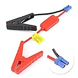 Keenso Auto Batterie Jump Starter Kabel mit Klemme, Auto Powerbank Jump Starter Booster Kabel und Klemmclip mit EC5-Steckverbinder für die meisten Auto Jump Starter