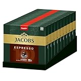 Jacobs Kaffeekapseln Espresso Intenso, Intensität 10/12, 10 x 20 Getränke, Nespresso* kompatible Kaffee Kapseln, 200 Kapseln